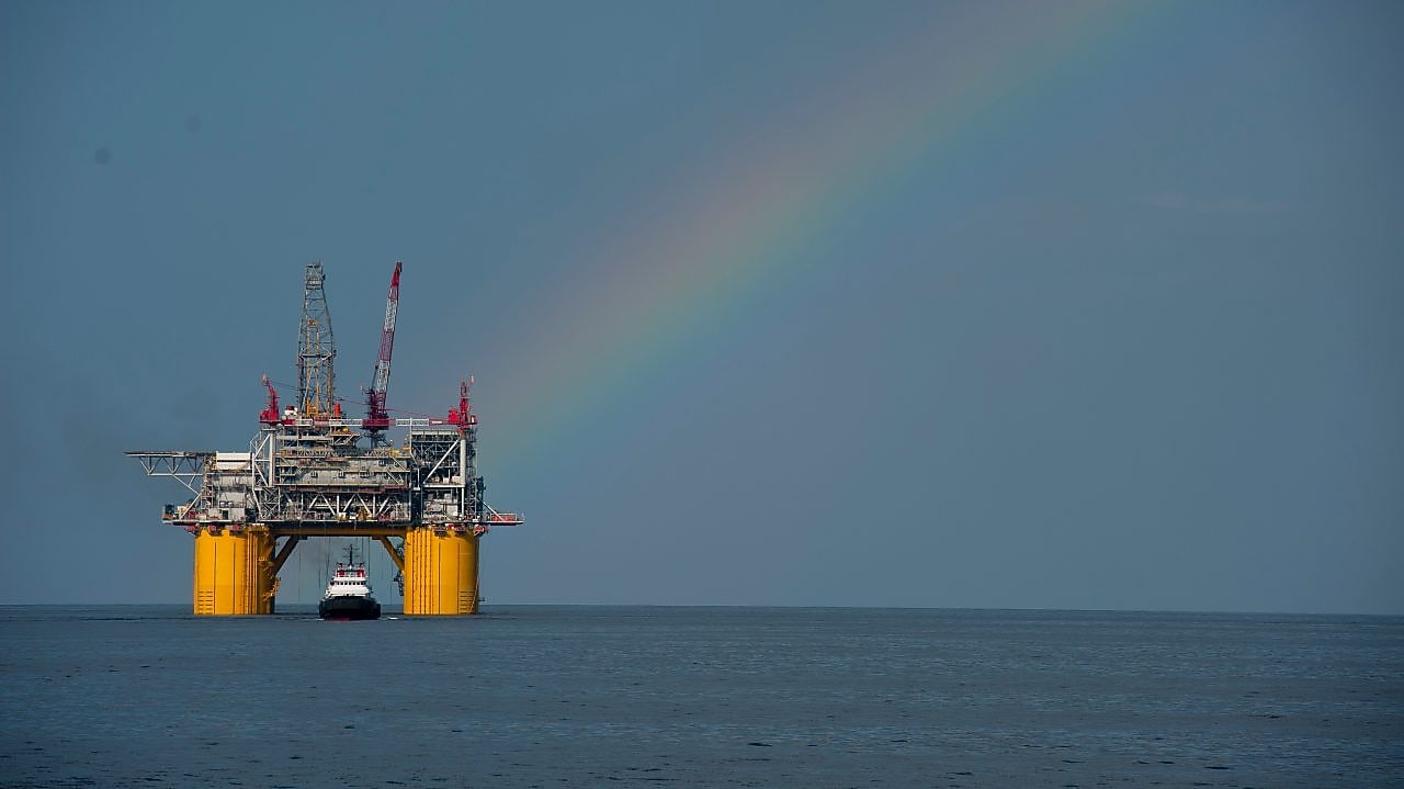 Морская добывающая платформа 